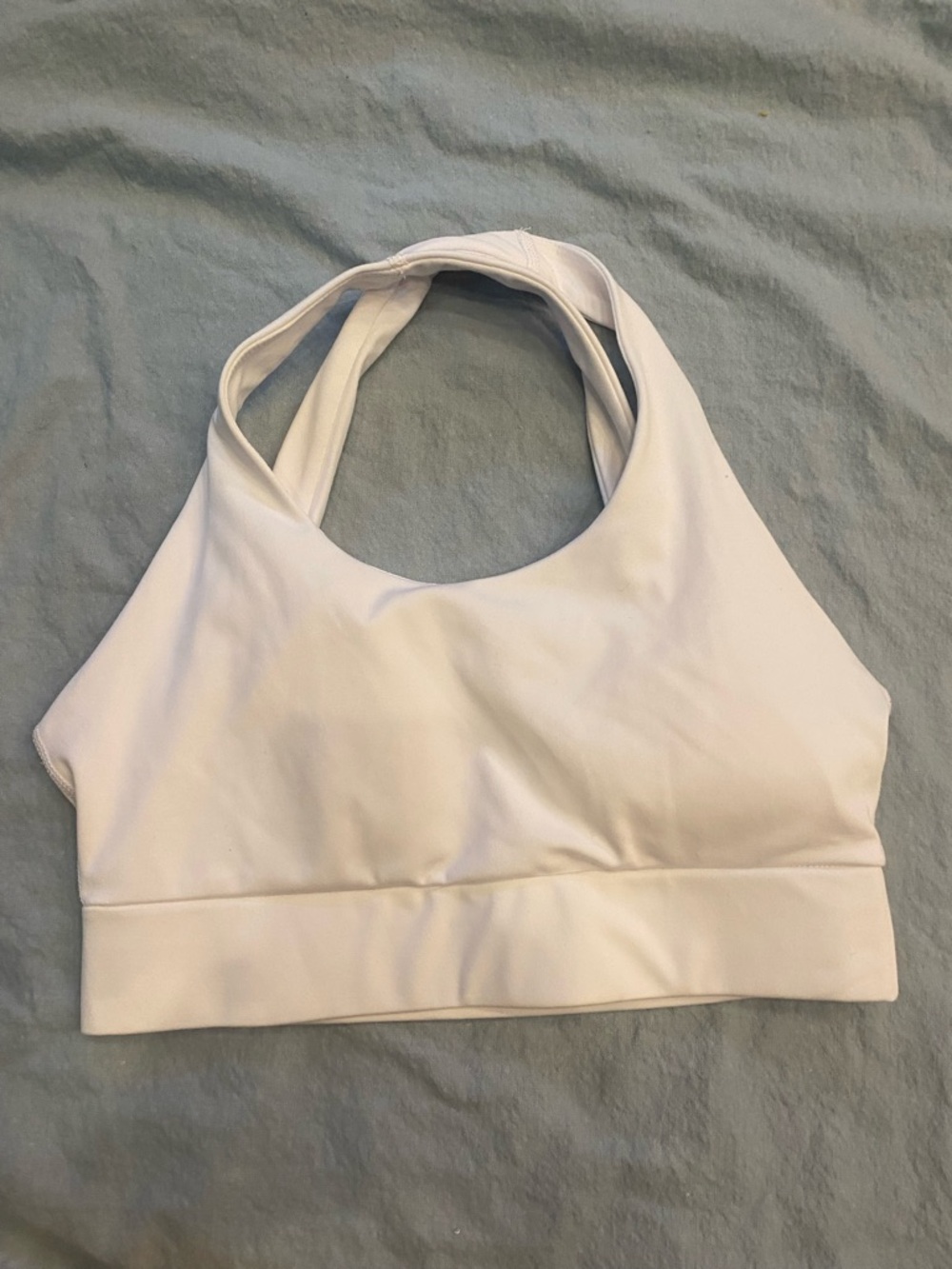 Brisas White Wireless Sports Bra Small